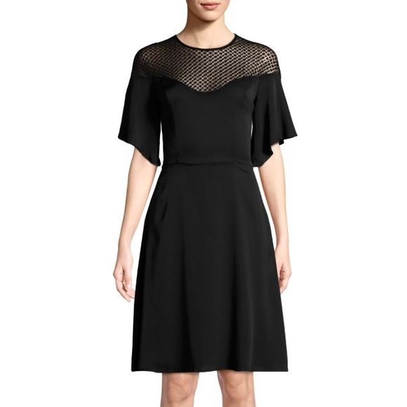 Milly Womens Jan Silk-Blend a-Line Dress size 2 with the tags - Picture 1 of 6